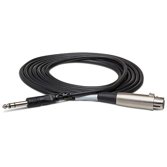 Hosa STX-105F Balanced Interconnect XLR3F to 1/4 in TRS (5 Ft)