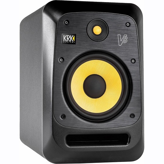 KRK V8 S4 Powered 8" Studio Monitor - Single (Black)